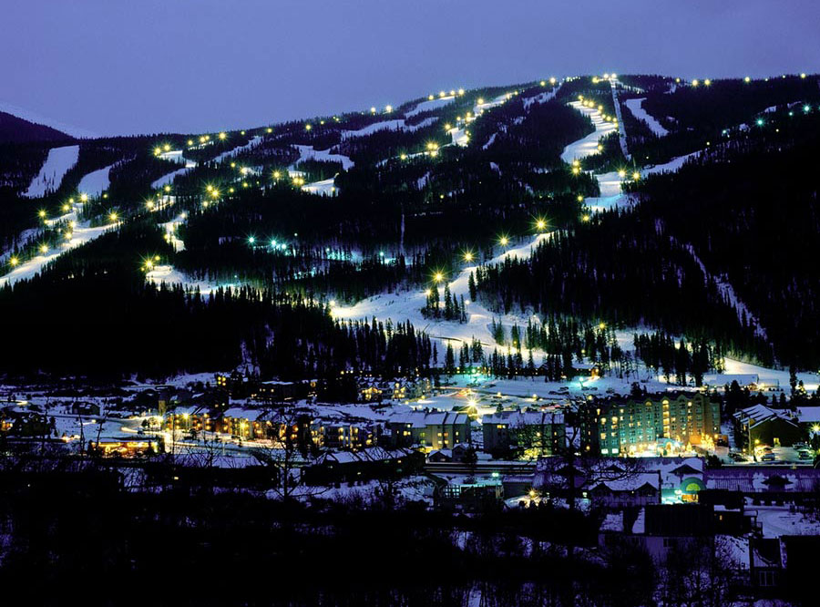 Keystone CO night ski